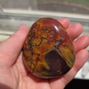 Mookaite Palm Stone